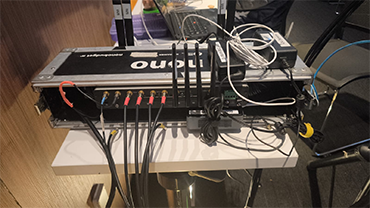 Modem Inalambrico Pepwave Max-BR1 para dar internet a un sistema de pago en un evento temporal